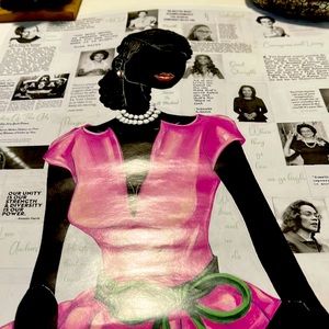 This is a 19.5”x by 13” Authentic lithograph entitled “Herstory Makers”!